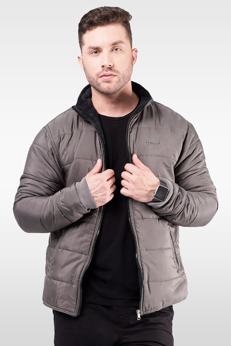 Jaqueta Dupla Face Tookas Puffer Forro Teddy