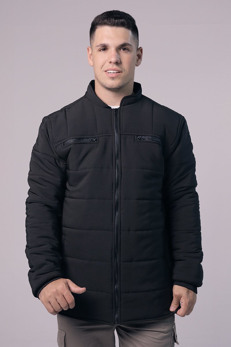 JAQUETA PUFFER ZIPER BOLSO
