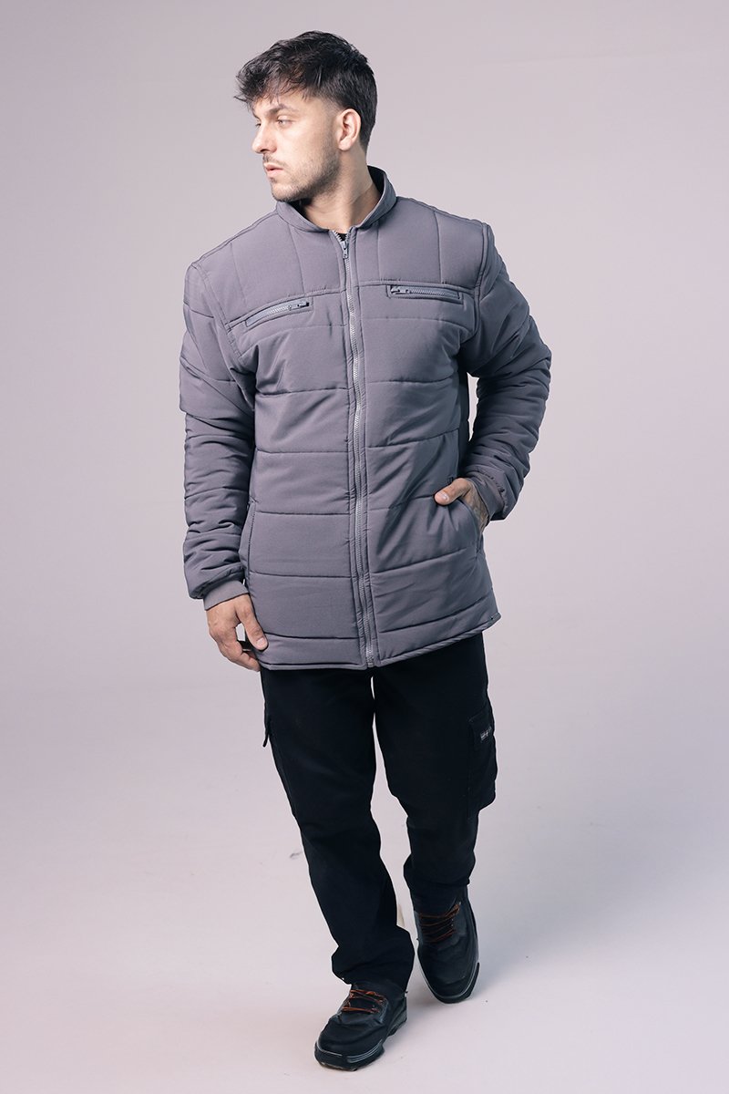 JAQUETA PUFFER ZIPER BOLSO